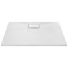 vidaXL dušialus, SMC, valge, 90 x 90 cm