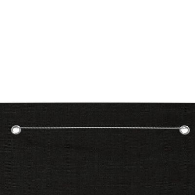 vidaXL rõdusirm, must, 100 x 240 cm, Oxfordi kangas