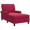 vidaXL Chaise Lounge padjaga Veinpunane 91 x 157 x 91 cm Samet