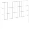 vidaXL Aia aed koos toega 12 pcs 55 x 30 cm Mesh Tsingitud teras