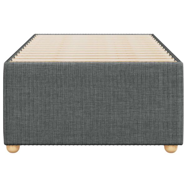 vidaXL voodiraam ilma madratsita, tumehall, 80x200 cm, kangas