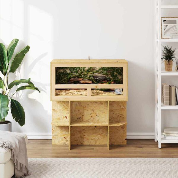 vidaXL Terrarium Pruun 80 x 40 x 90 cm OSB