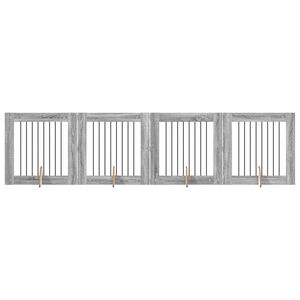 vidaXL Koerav&auml;rav koos aluspuudega 4 pcs Hall Sonoma 80 x 80 cm