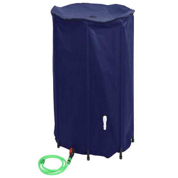 vidaXL kraaniga veepaak, kokkupandav, 100 l, PVC