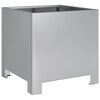 vidaXL aia taimekastid 2 tk, 30x30x30 cm, tsingitud teras