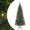 vidaXL Tehisj&otilde;ulupuu koos 300 LED-iga Roheline 180 cm PE ja PVC
