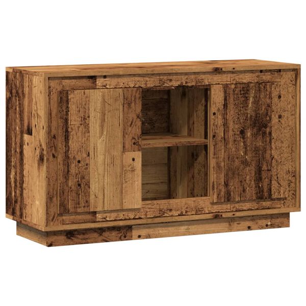 vidaXL puhvetkapp Vana puit 102x35x60 cm Engineered Wood
