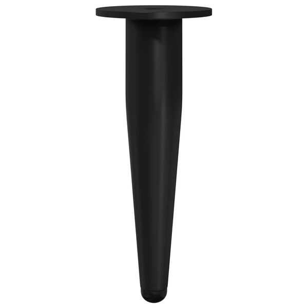 vidaXL M&ouml;&ouml;blijalad 12 pcs Must &Oslash; 40 x 98 mm Raud