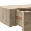 vidaXL sahtlitega seinariiulid, 2 tk, tamm, 60 x 23,5 x 10 cm, MDF
