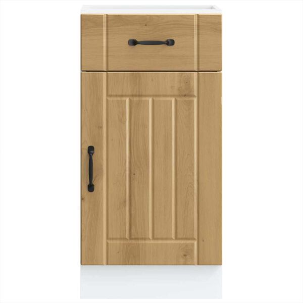 vidaXL k&ouml;&ouml;gi aluskapp Lucca, k&auml;sit&ouml;&ouml;tamm, tehispuit