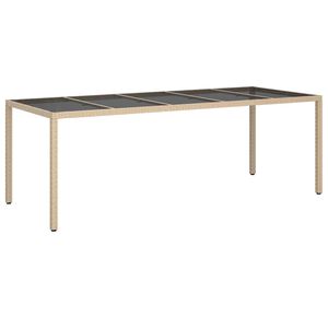 vidaXL Aialaud Beež 250 x 100 x 75 cm pol&uuml;rotang