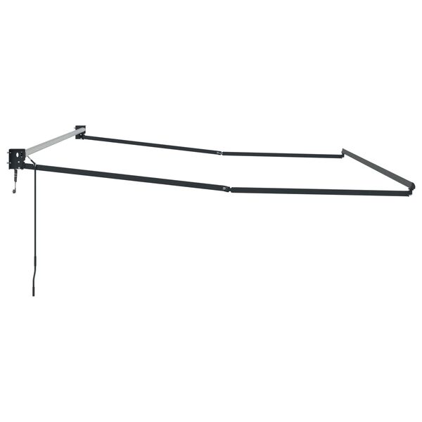 vidaXL Elektriline tagasi t&otilde;mmatav varikatus Antratsiit 4 x 2 m