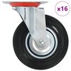 vidaXL 16 tk p&ouml;&ouml;rlev ratas 125 mm