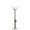 vidaXL pollarvalgusti pistikupesaga 80 cm roostevaba teras IP44
