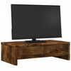 vidaXL sahtlitega monitorialus suitsutatud tamm 50x27x15 cm, tehispuit