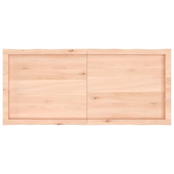 vidaXL lauaplaat, 120x50x(2-6) cm, t&auml;ispuit, naturaalsed servad