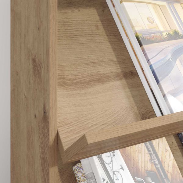 vidaXL Ajakirja riiul riiuliga K&auml;sit&ouml;&ouml;puu 70 x 41 x 156 cm Tehispuit