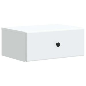 vidaXL Seinale kinnitatav &ouml;&ouml;tis Valge 49 x 34,5 x 20 cm Tehispuit