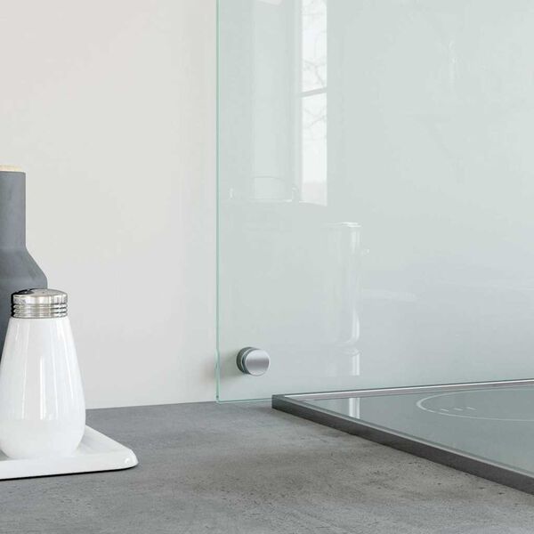 vidaXL köögi pritsmekaitse, läbipaistev, 70 x 60 cm, karastatud klaas