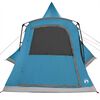 vidaXL Teepee telk Sinine 545 x 450 x 295 cm 185T polüester PU kattega