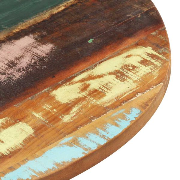 vidaXL ümmargune lauaplaat 50 cm 25–27 mm toekas taaskasutatud puit