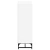 vidaXL kõrge kapp klaasustega, valge, 35 x 37 x 120 cm