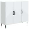 vidaXL K&otilde;ide Valge 89 x 34,5 x 80 cm Tehispuit