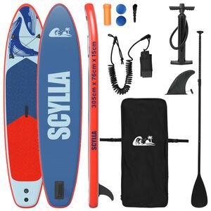 vidaXL &Otilde;hu t&auml;isstandsiga suppoordi SCYLLA 305 x 76 x 15 cm Sinine