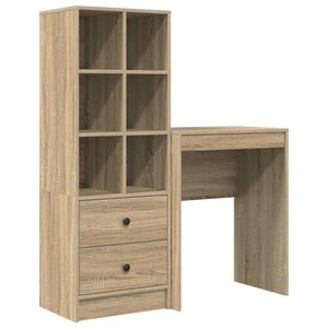 vidaXL Laud Sonoma tamm 105,5 x 34 x 127 cm 2 tk