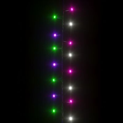 vidaXL LED-valgusriba, 400 LEDi, pastelne värviline, 13 m, PVC