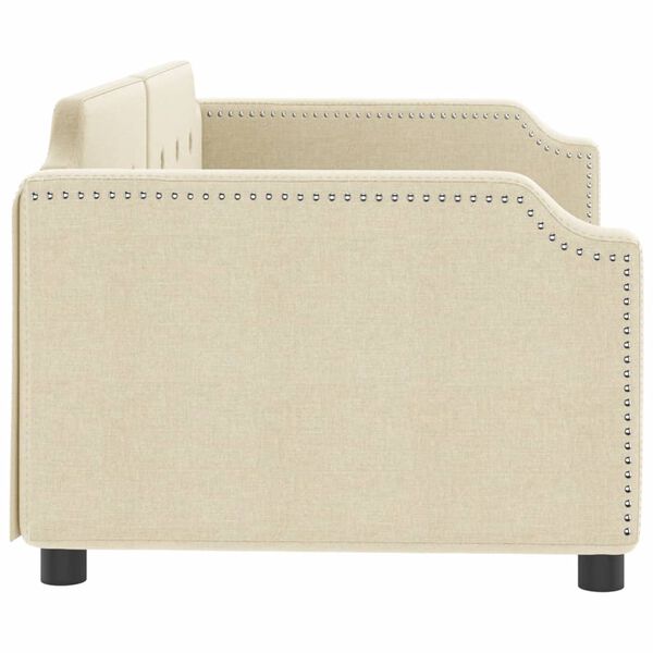 vidaXL p&auml;evavoodi, kreemjas, 100 x 200 cm, kangas