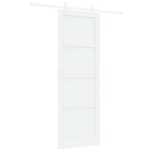 vidaXL Libisev uks Valge 83 x 232 cm Toekas m&auml;nnipuit