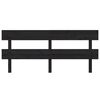 vidaXL voodipeats, must, 184x3x81 cm, m&auml;nnipuit