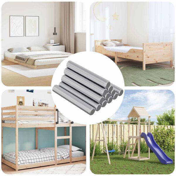 vidaXL Kierrevarras 1000 pcs H&otilde;bedane Teras