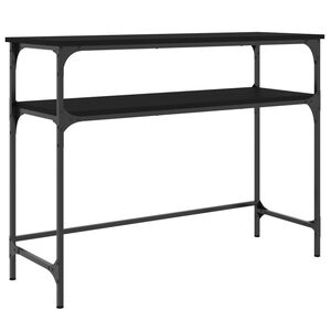 vidaXL konsoollaud, must, 100x35,5x75 cm, tehispuit