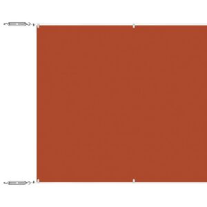 vidaXL vertikaalne varikatus terrakota 100x1200 cm Oxfordi kangas
