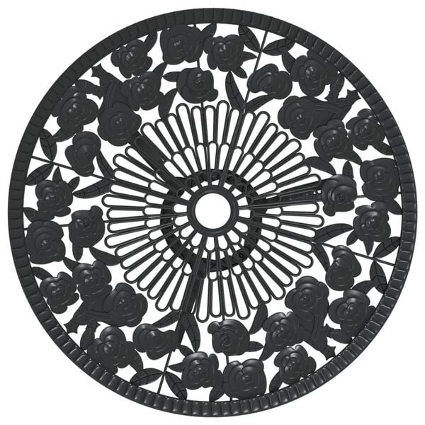 vidaXL 3-osaline bistrookomplekt, valualumiinium, must