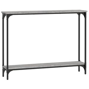 vidaXL konsoollaud, hall Sonoma tamm, 100x22,5x75 cm, tehispuit