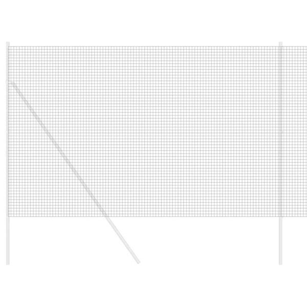 vidaXL Keevitatud Traadi Aed Hall 1.6 x 10 m Teras