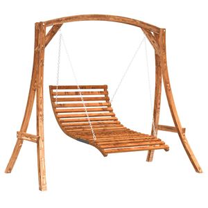 vidaXL aiakiik-voodi, tiikpuu viimistlusega kuusepuit