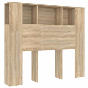 vidaXL voodipeatsi kapp, Sonoma tamm, 120 x 18,5 x 102,5 cm