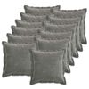 vidaXL Diivanipadi 12 tk HOUTEN Tumehall 45 x 45 cm &Scaron;en&uuml;&uuml;lfabric