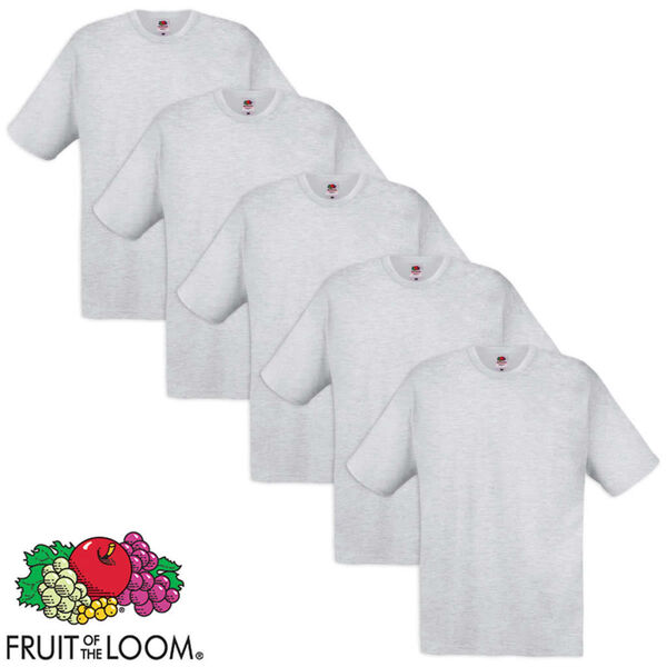 Fruit of the Loom T-särgid puuvill, 10 tk, hall XXL