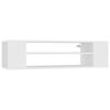 vidaXL Rippuv TV-kapp, valge, 100x30x26,5 cm, tehispuit