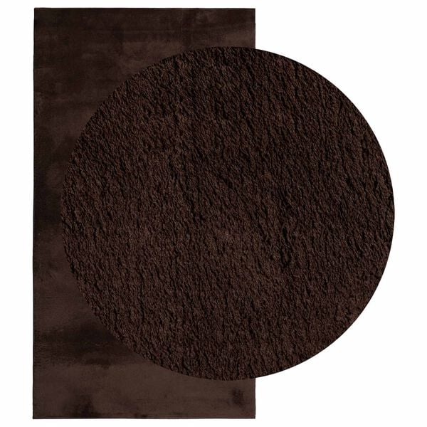 vidaXL Alavaibad Ristk&uuml;lik HUARTE Pruun 110 x 60 cm Pol&uuml;ester