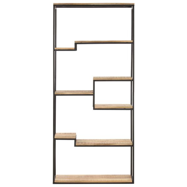 vidaXL raamaturiiul 80 x 30 x 180 cm t&ouml;&ouml;tlemata mangopuit