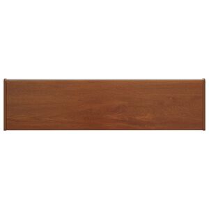 vidaXL Akna aluskate Pruun puit 60 x 20 x 4,5 cm PVC