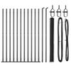 vidaXL Keevitatud Traat Aed Betoonalusega 25 x 1,5 m (L x K)