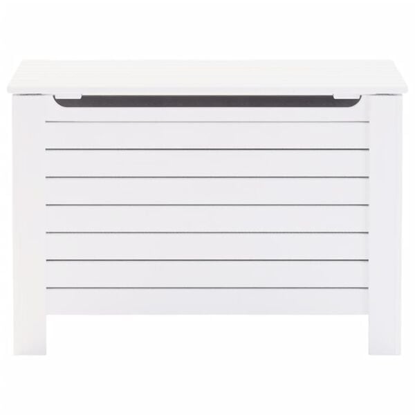 vidaXL kaanega hoiukast "RANA" valge, 80 x 49 x 54 cm, männipuit