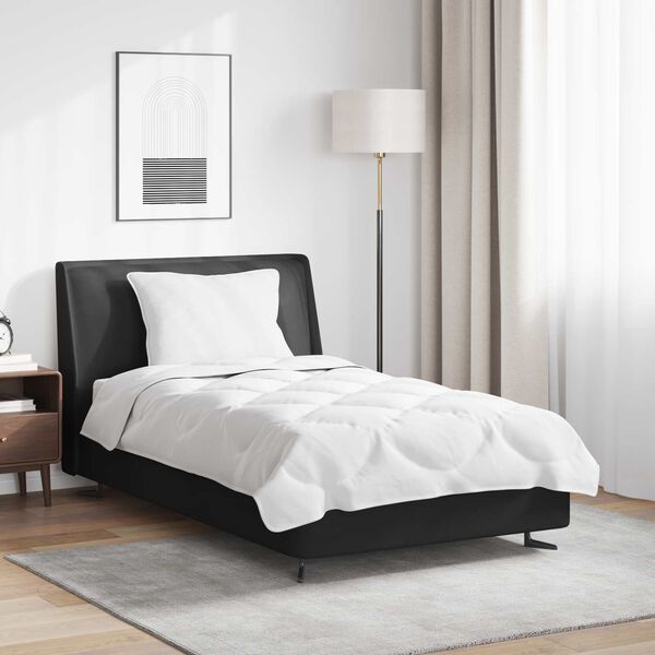 vidaXL Teki komplekt padjaga 2 pcs Valge Mikrofiiber